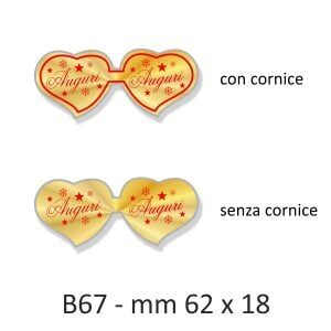 Etichetta adesiva media Oro