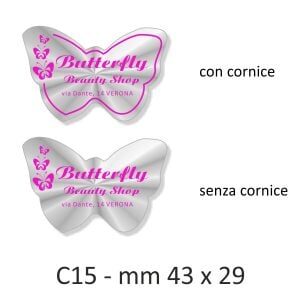 Etichette adesive argento grandi