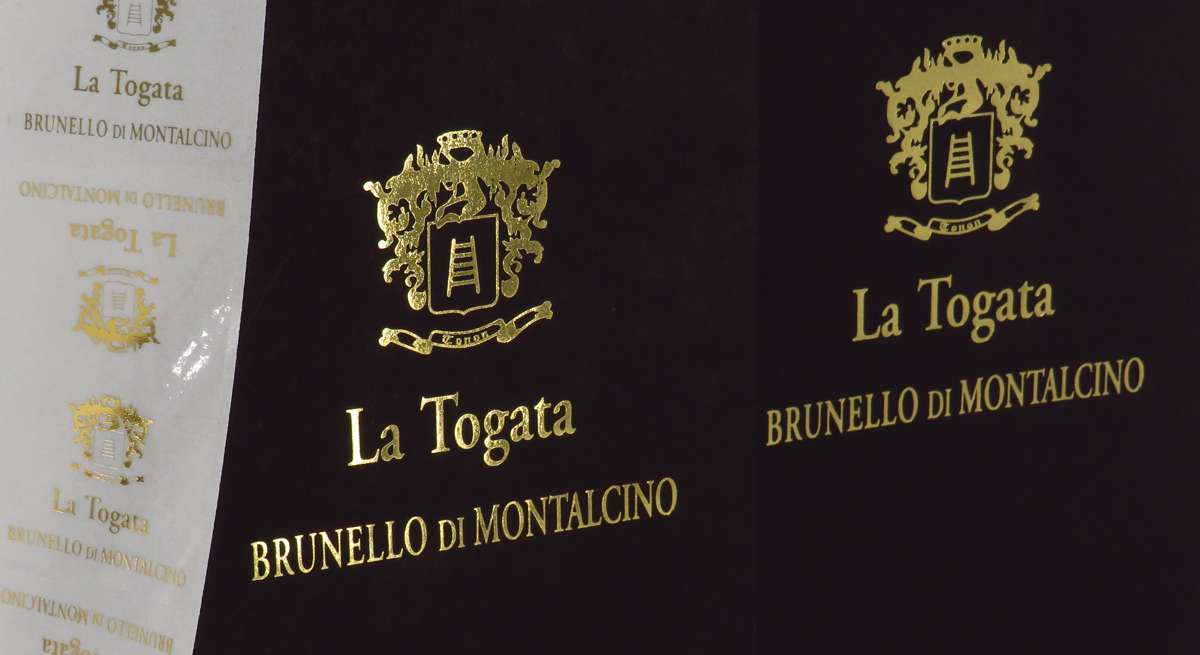 Shopper vino personalizzato stampa a caldo