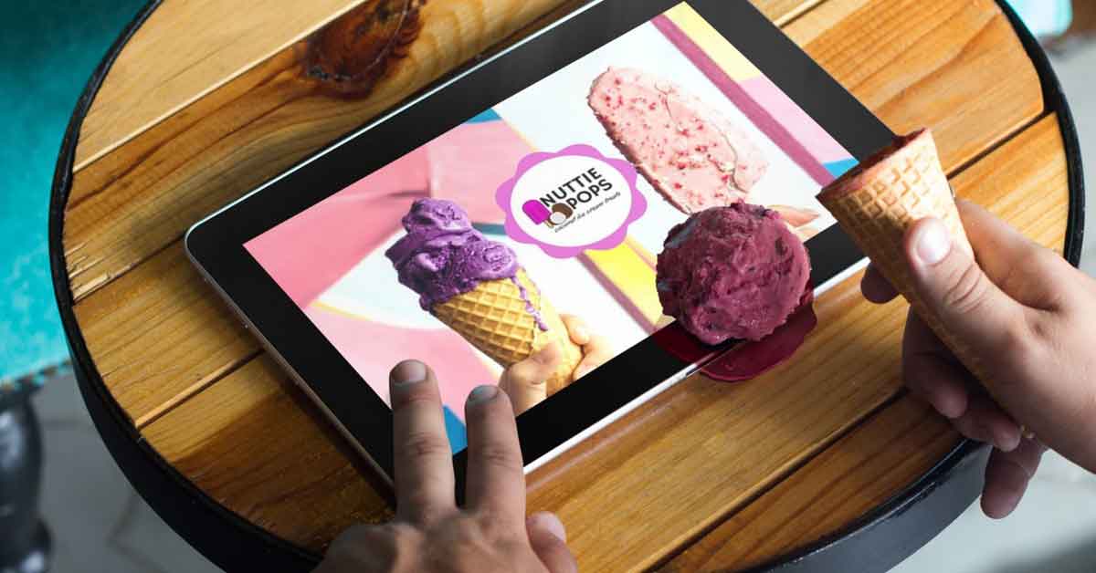 sito web pasticceria da tablet