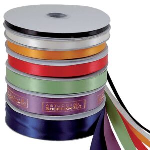 Nastro Di Raso Doppia Faccia 100 Mm X 22 Metri – Colore Petrolio, Per Fiocchi, Decorazioni E Fai Da Te - 4