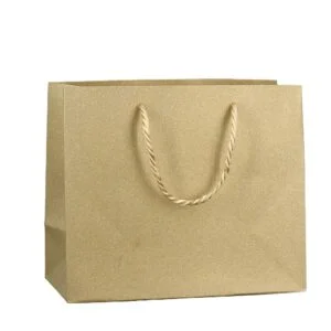 Shopper plastificata Glitterata Oro Glamour M26