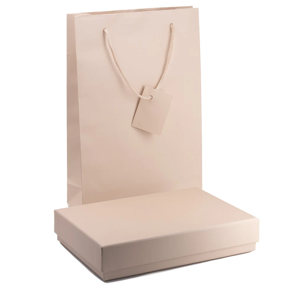 Astuccio con shopper per collana Sabbia Atene M5