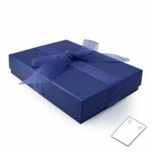 Blues M5 Astuccio con shopper per collana Blu