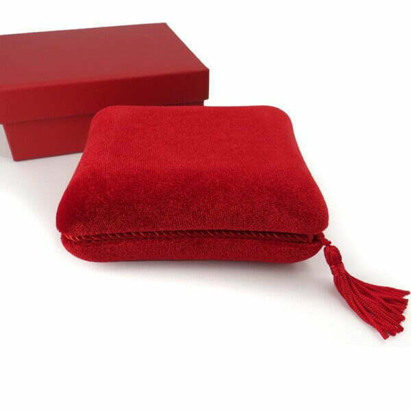 Astuccio per pendente Rosso Cuscino M1