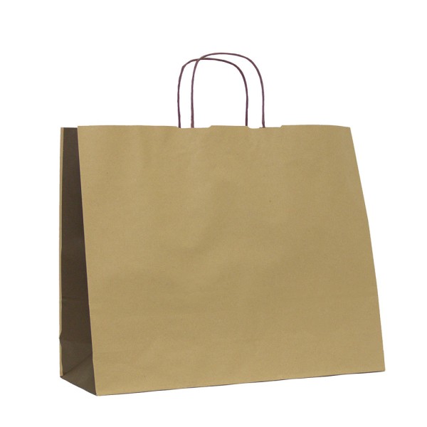 Shopper Kraft Marrone Arco Bicolor M28