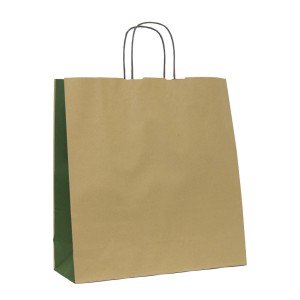 Arco Bicolor M36 Shopper Kraft Verde scuro
