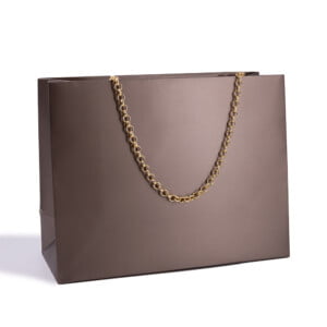 Catenella Maiori M20 Shopper Plastificata Opaca Platino