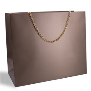 Catenella Maiori M26 Shopper Plastificata Opaca Platino
