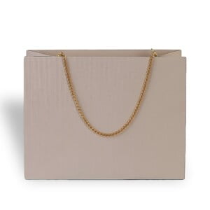 Catenella Millerighe M20 Shopper Plastificata Opaca Avorio