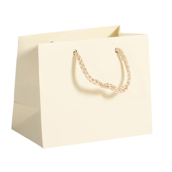 Shopper Plastificata Opaca Avorio Eolo M16