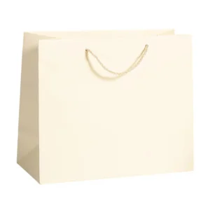 Shopper Plastificata Opaca Avorio Eolo M34