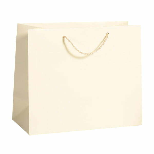 Shopper Plastificata Opaca Avorio Eolo M34