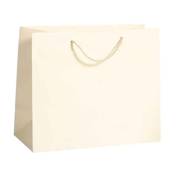 Shopper Plastificata Opaca Avorio Eolo M34