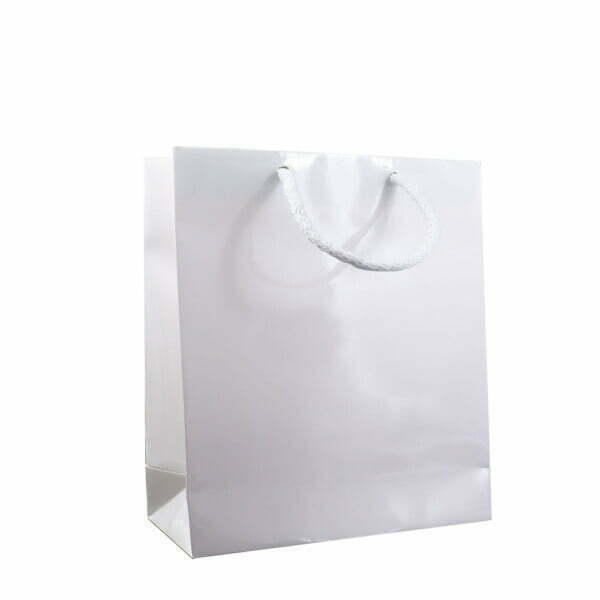 Flat luce M16 Shopper Plastificata Lucida Bianco