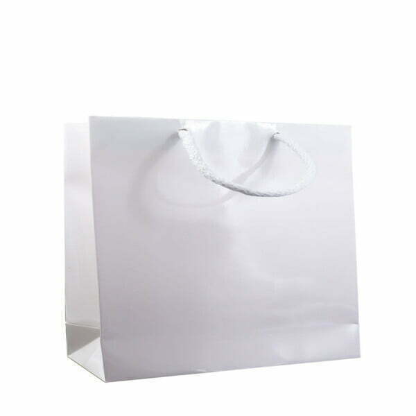 Flat luce M23 Shopper Plastificata Lucida Bianco