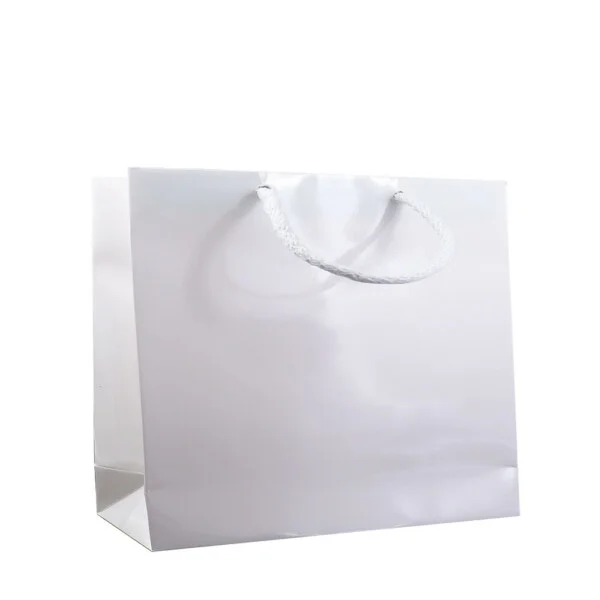 Flat luce M23 Shopper Plastificata Lucida Bianco