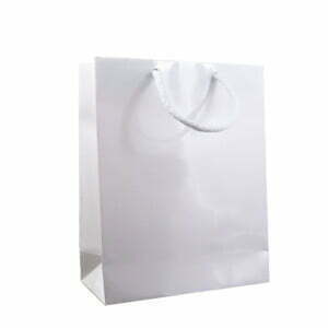 Flat luce M24 Shopper Plastificata Lucida Bianco