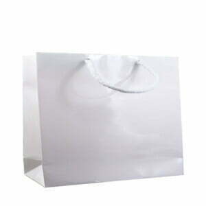 Flat luce M42 Shopper Plastificata Lucida Bianco