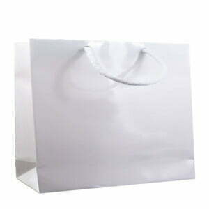 Flat luce M50 Shopper Plastificata Lucida Bianco