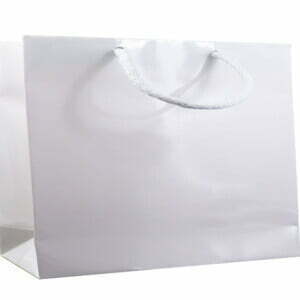 Flat luce M60 Shopper Plastificata Lucida Bianco