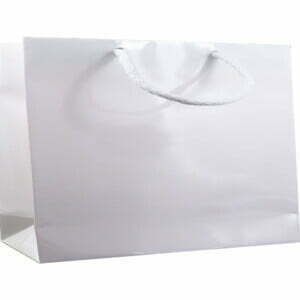 Flat luce M64 Shopper Plastificata Lucida Bianco