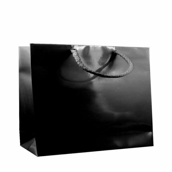 Flat luce M42 Shopper Plastificata Lucida Nero