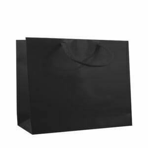 Flat soft M42 Shopper Plastificata Opaca Nero