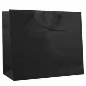 Flat soft M54 Shopper Plastificata Opaca Nero