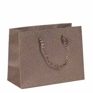 Shopper plastificata Glitterata Bronzo Glamour M17