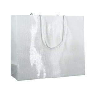 Levante M55 Shopper Plastificata Lucida Bianco