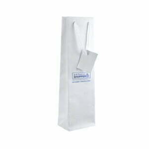 MiniBag M9 Shopper Plastificata Opaca Bianco