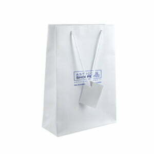 MiniBag M18 Shopper Plastificata Opaca Bianco