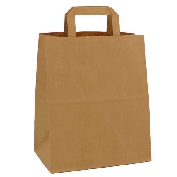 Shopper Kraft Riciclata Avana Quadra Delivery M32B