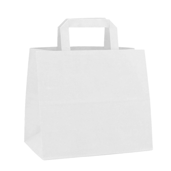 Shopper Kraft Bianco Quadra Delivery M32A