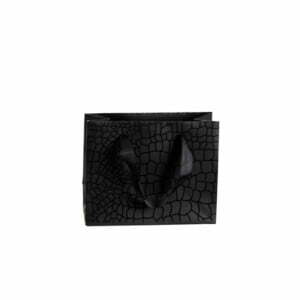 Shopper Plastificata Semi lucida Nero Scirocco M16