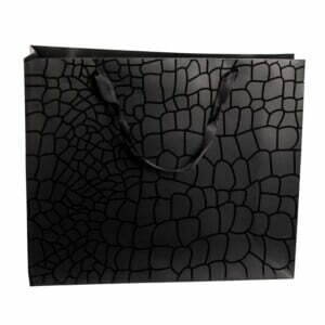 Shopper Plastificata Semi lucida Nero Scirocco M42