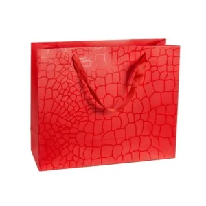 Shopper Plastificata Semi lucida Rosso Scirocco M34