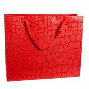 Shopper Plastificata Semi lucida Rosso Scirocco M42