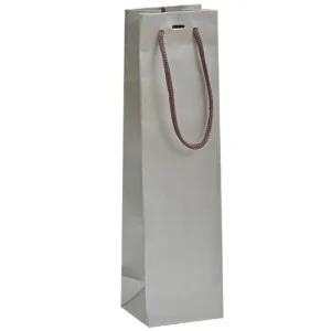 Shopper Plastificata Opaca Platino Vespero M8