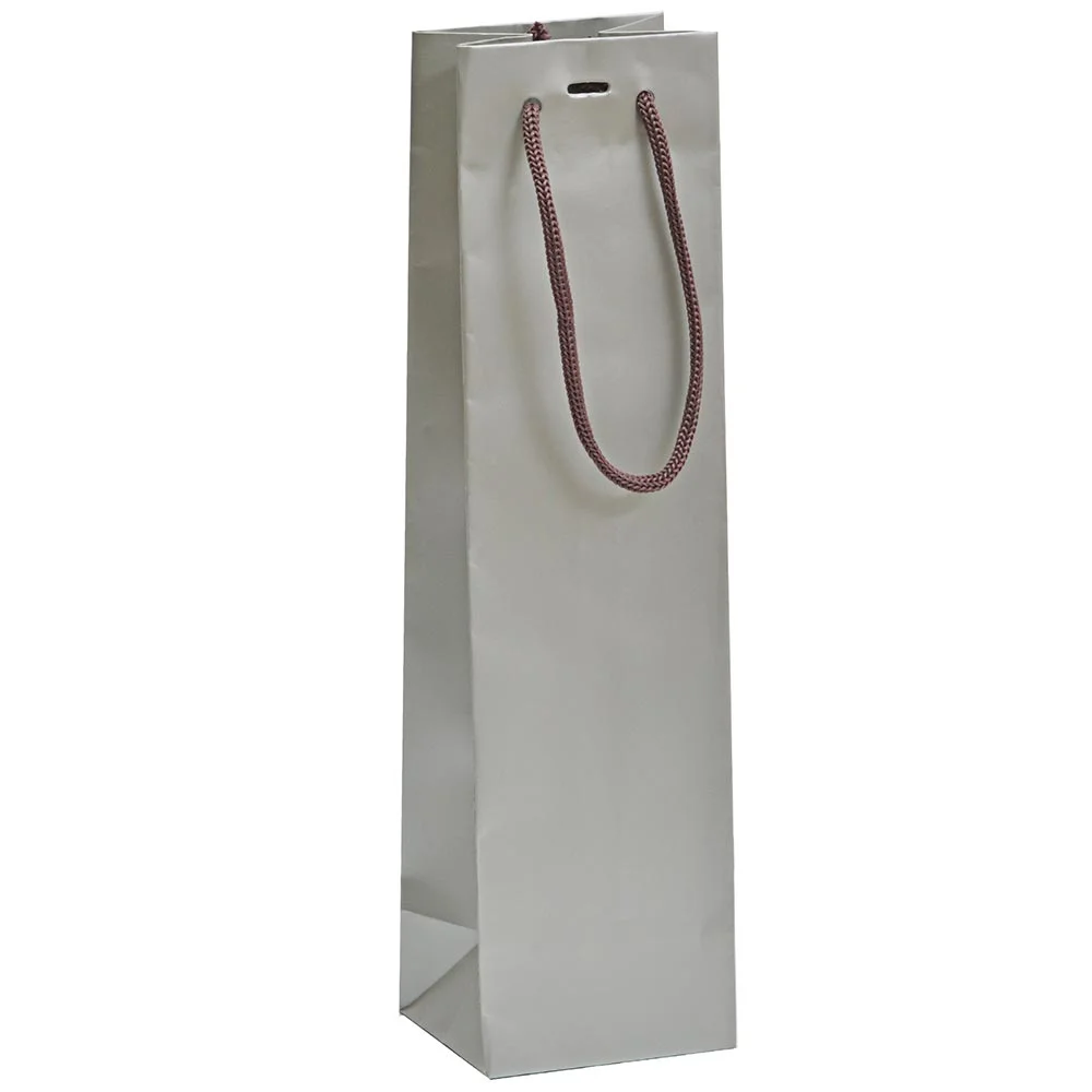 Shopper Plastificata Opaca Platino Vespero M8