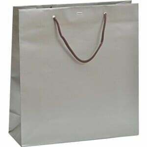 Vespero M27 Shopper Plastificata Opaca Platino