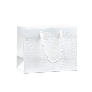 Shopper Plastificata Opaca Bianco Zefiro M17