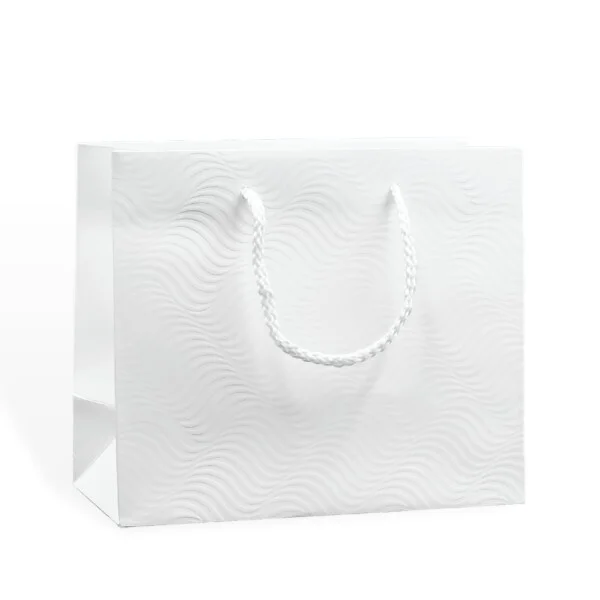Zefiro M26 Shopper Plastificata Opaca Bianco