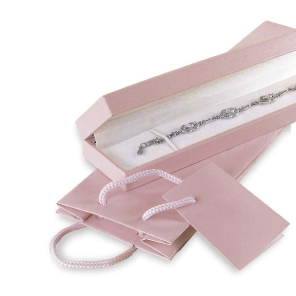 Astuccio con shopper per bracciale Rosa Chicco M3