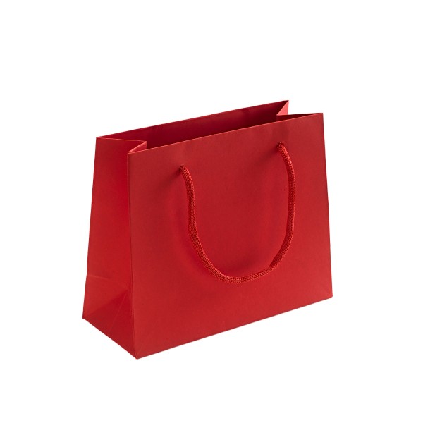 Shopper Biodegradabile Opaca Rosso BioBag M20