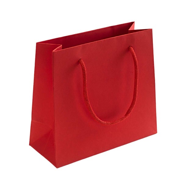 Shopper Biodegradabile Opaca Rosso BioBag M26