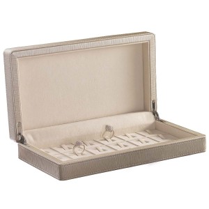 Marmotta Sound in similpelle Anelli con 18 caselle Avorio