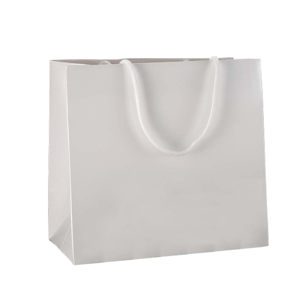 Shopper Plastificata Perlata Bianco Boreale M41