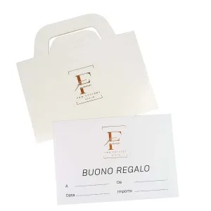 Buoni Regalo personalizzabili con busta Bianco Borsetta